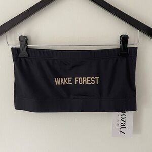 Zoozatz Wake Forest Bandeau Tube Top Size S